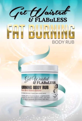 Get Waisted &amp; Flabuless Fat Burning Body Rub (1) 2 oz