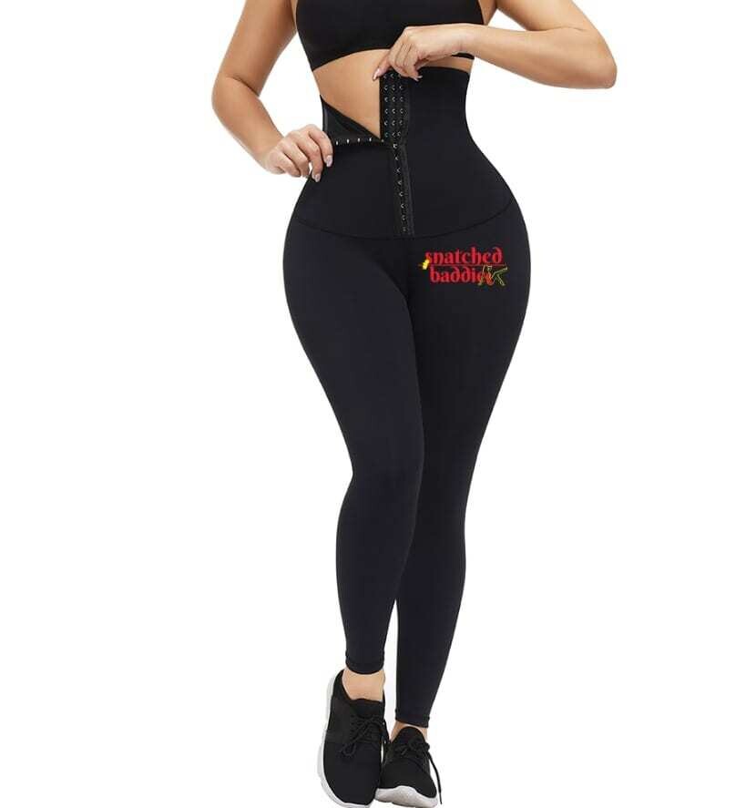 High Waist Shapewear Leggings Ankle Length Tummy Control