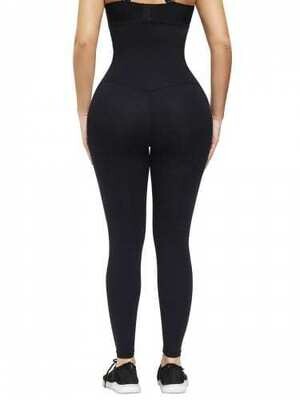 High Waist Shapewear Leggings Ankle Length Tummy Control