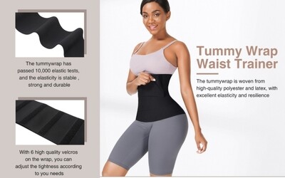 4 meters or 5 meters Tummy J Wrap Compression Band