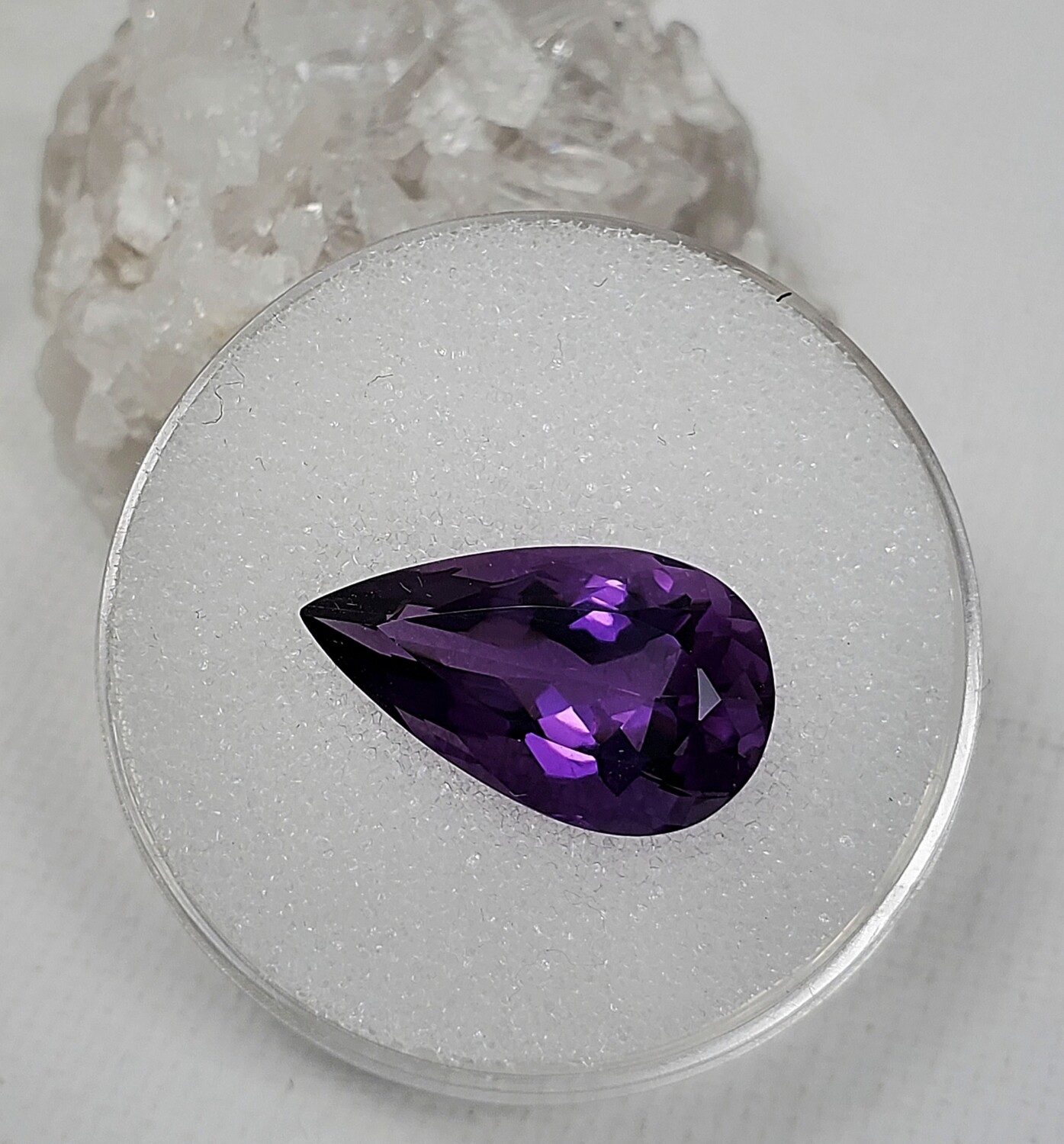 Amethyst Brazilian Pear Gemstone