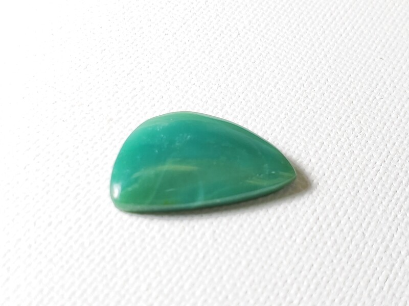 Blue Opalized Wood Cabochon