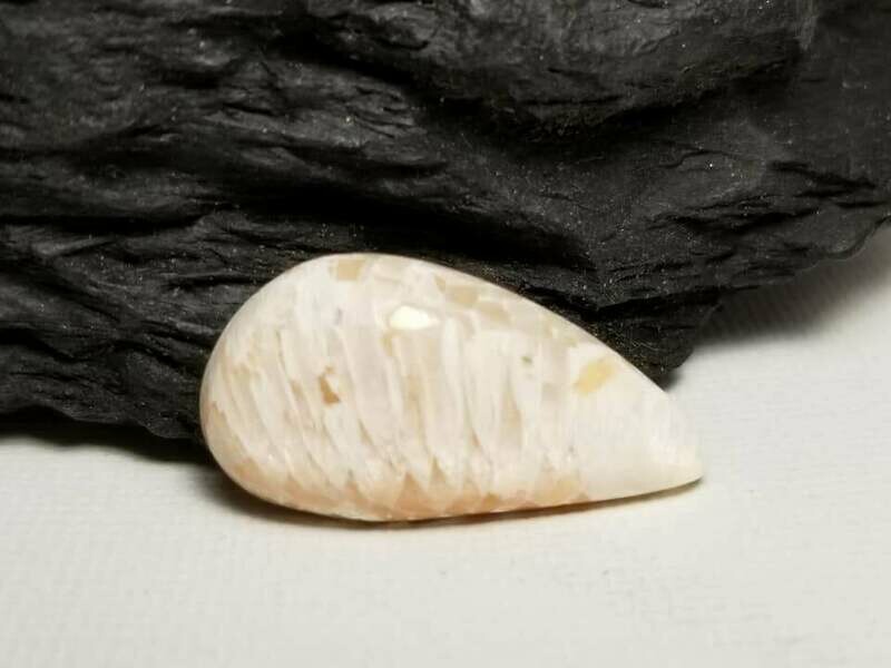 Scolecite Teardrop Cabochon