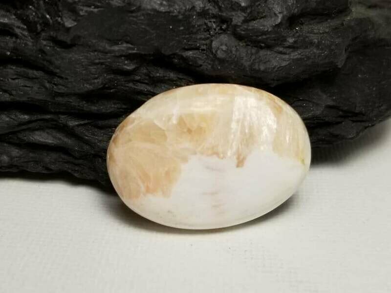 Scolecite Teardrop Cabochon