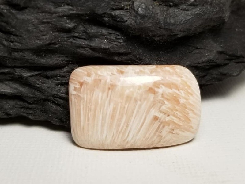 Scolecite Rectangle Cabochon