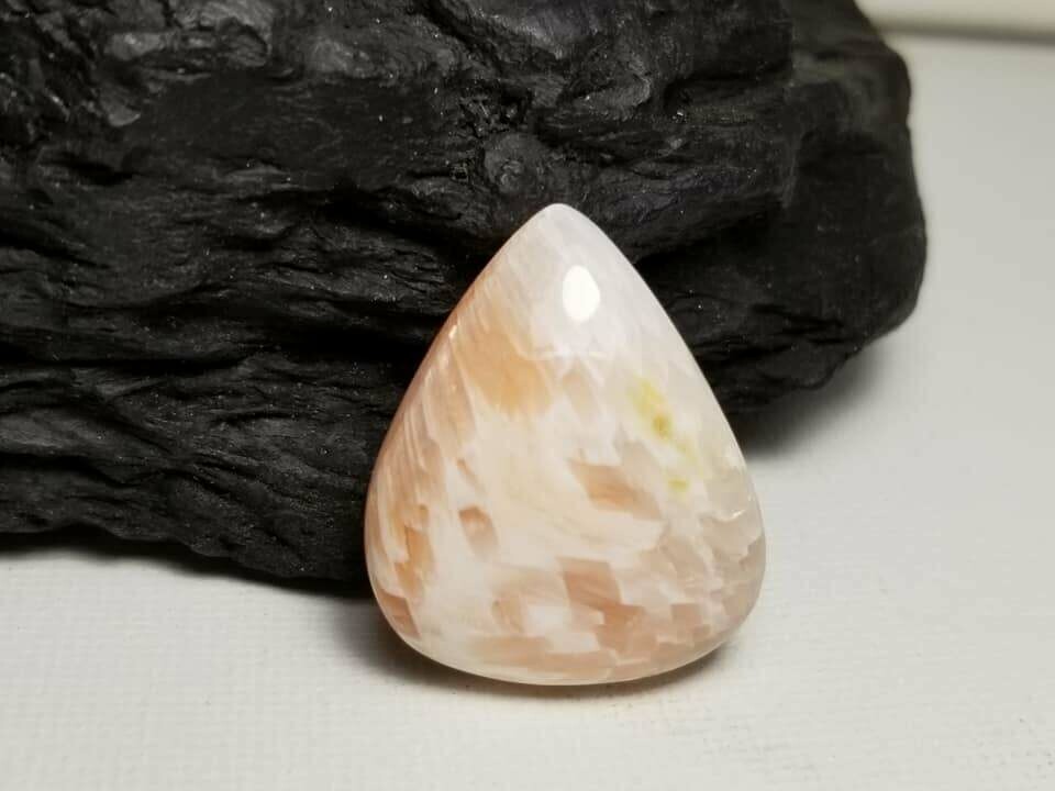 Scolecite Teardrop Cabochon