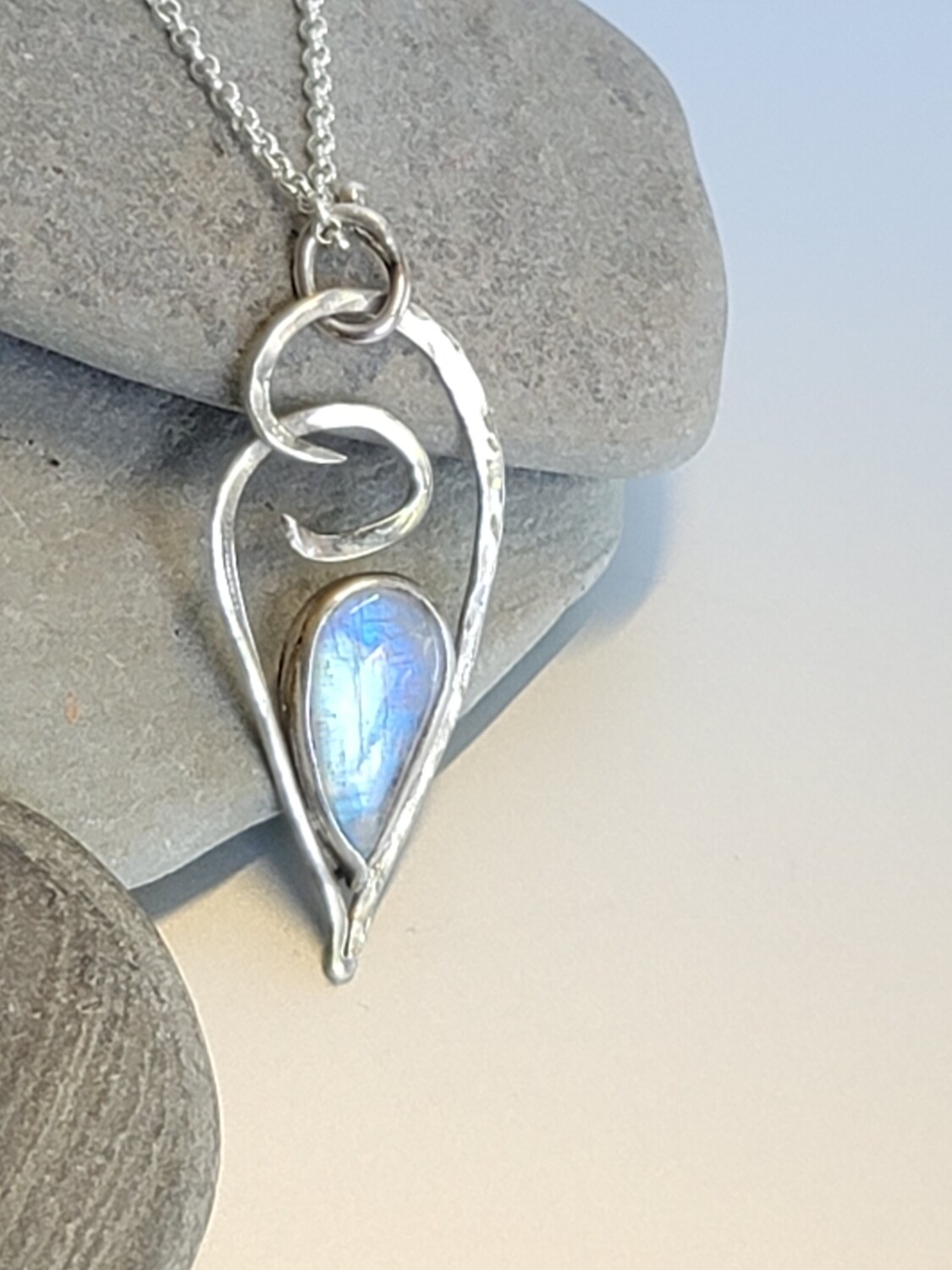 Art Nouveau Moonstone Pendant