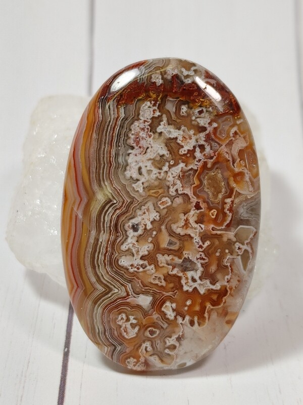 Mexican Crazy Lace Cabochon