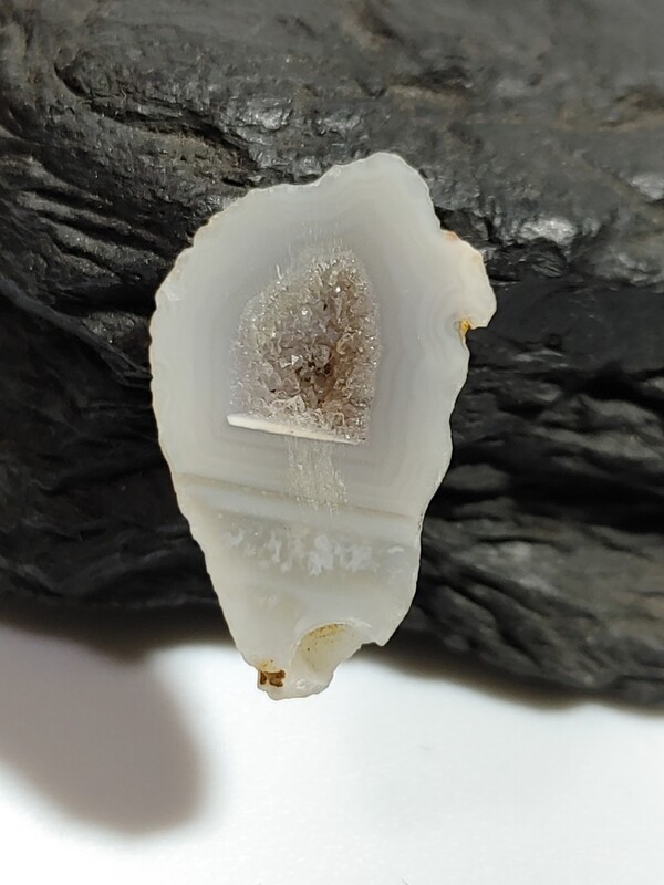 Agate With Druzy