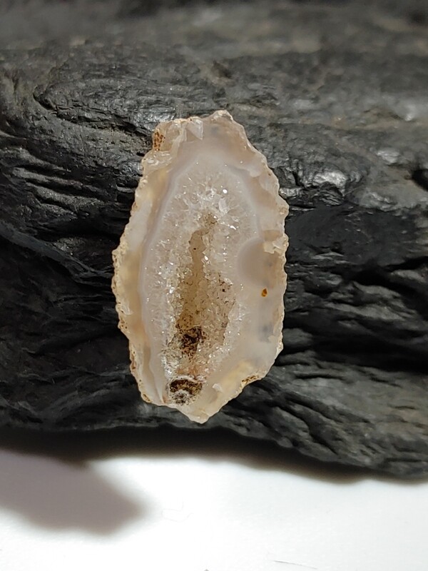Agate With Druzy