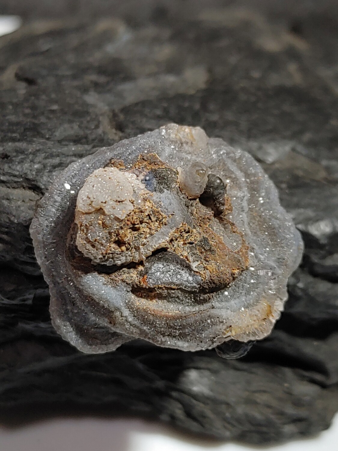 Druzy Chalcedony Rose