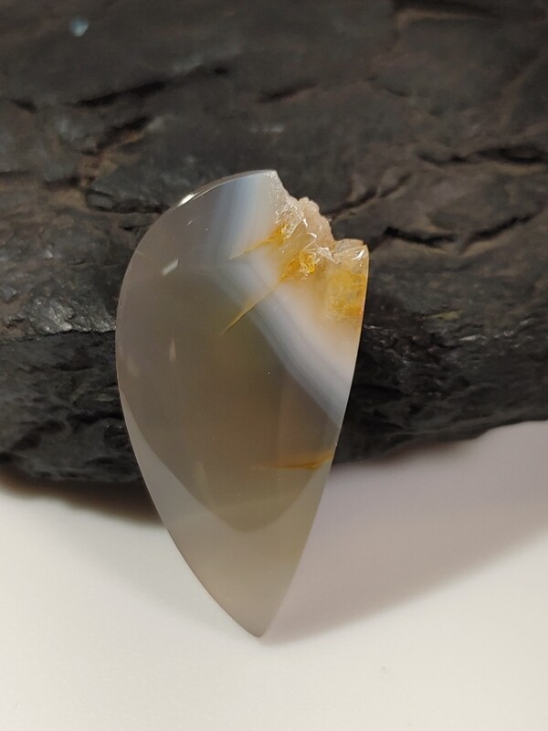 Agate Quartz Druzy Cabochon