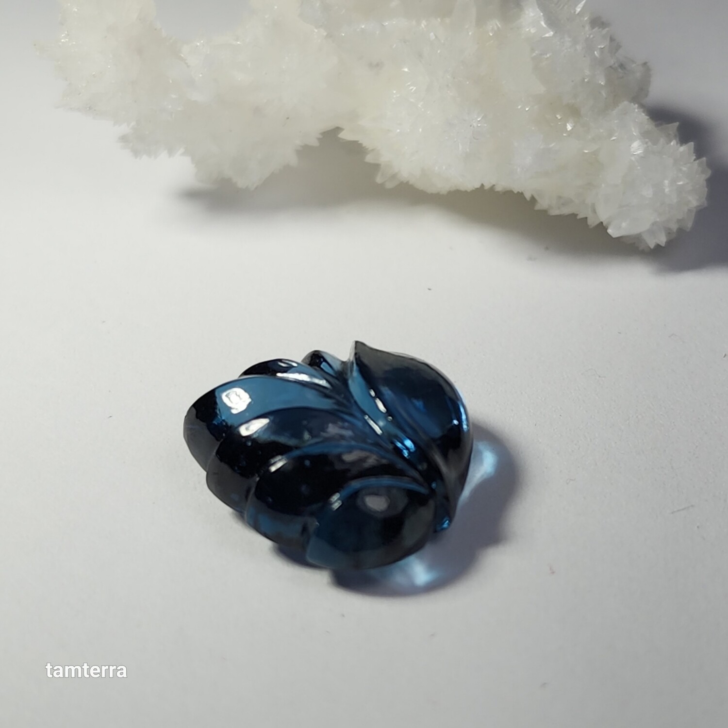 London Blue Topaz Leaf