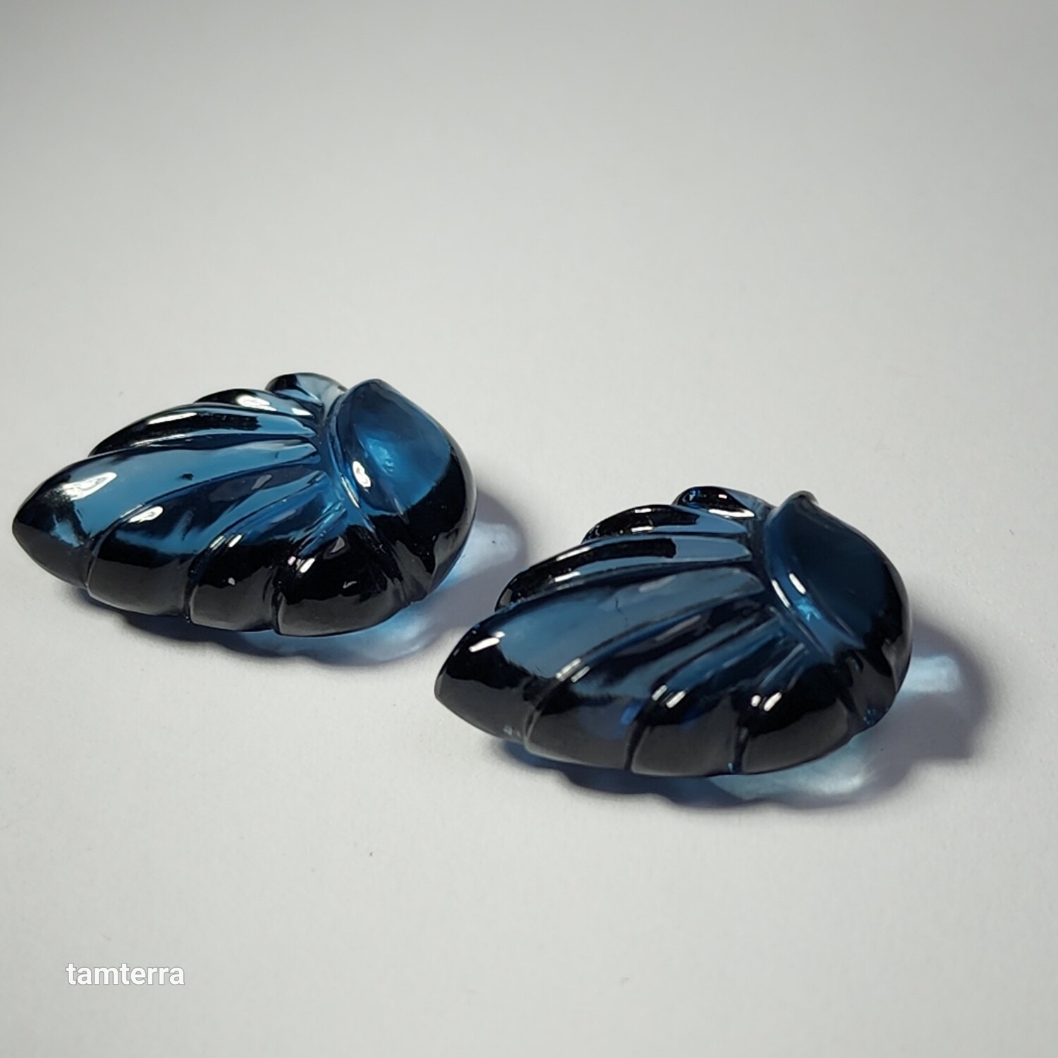 London Blue Topaz Leaf