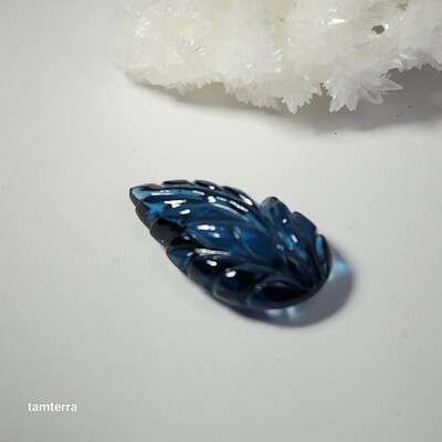 London Blue Topaz Leaf