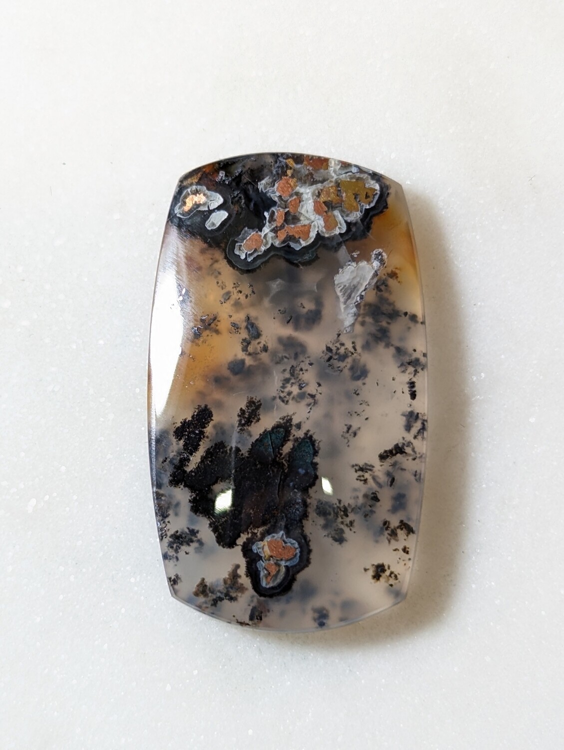 Dendritic Agate with Native