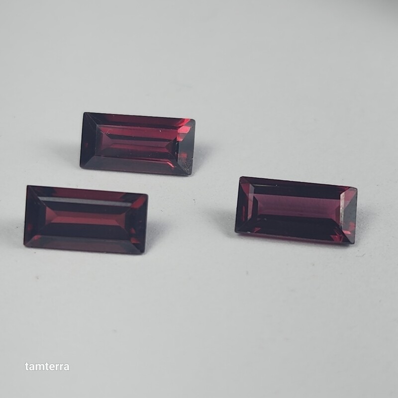 Tourmaline Rubellite Baguette