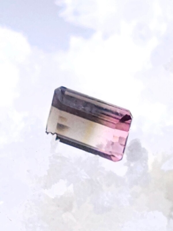Tourmaline Watermelon Emerald cut