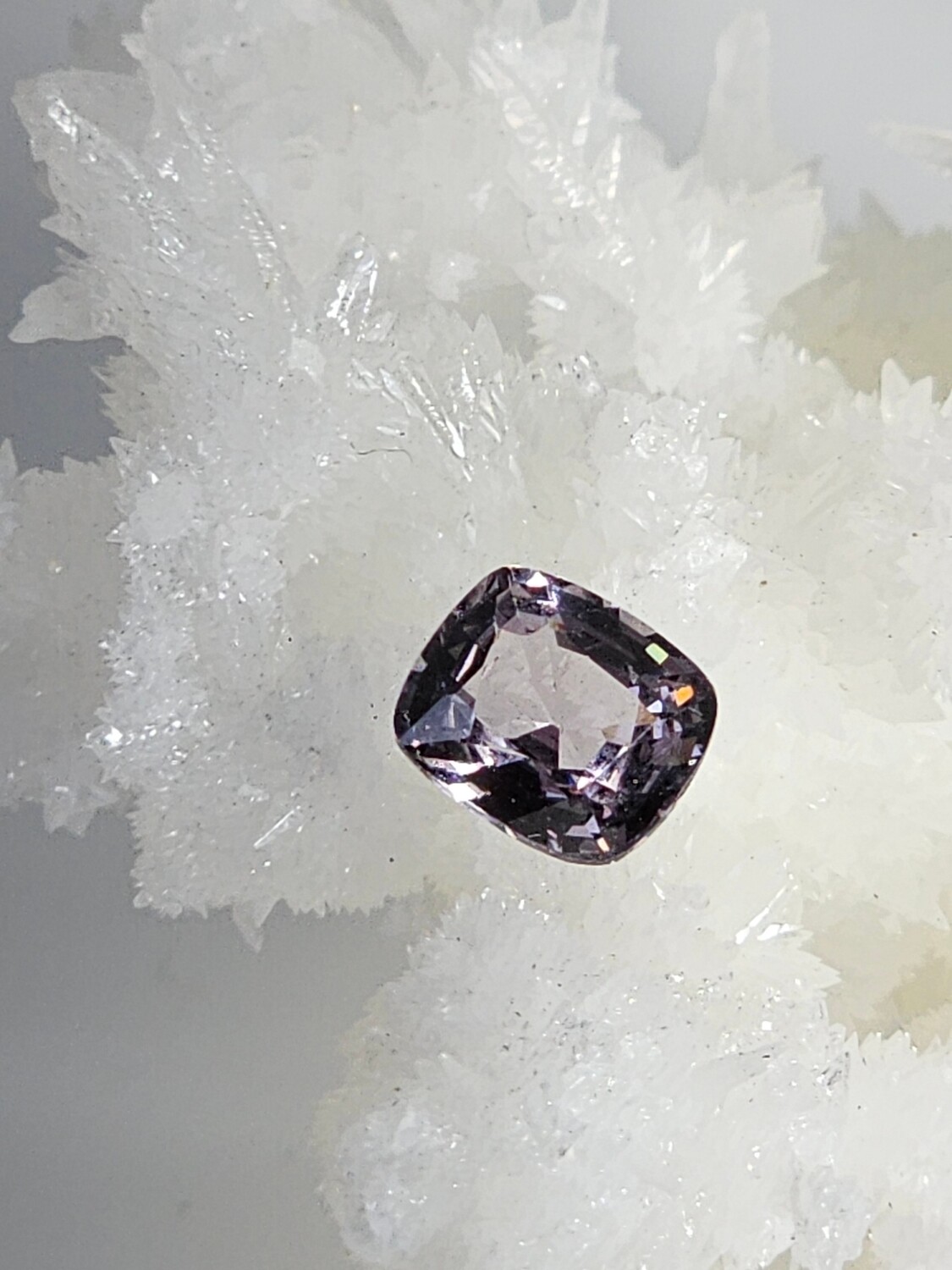 Spinel Lavender/Silver Cushion
