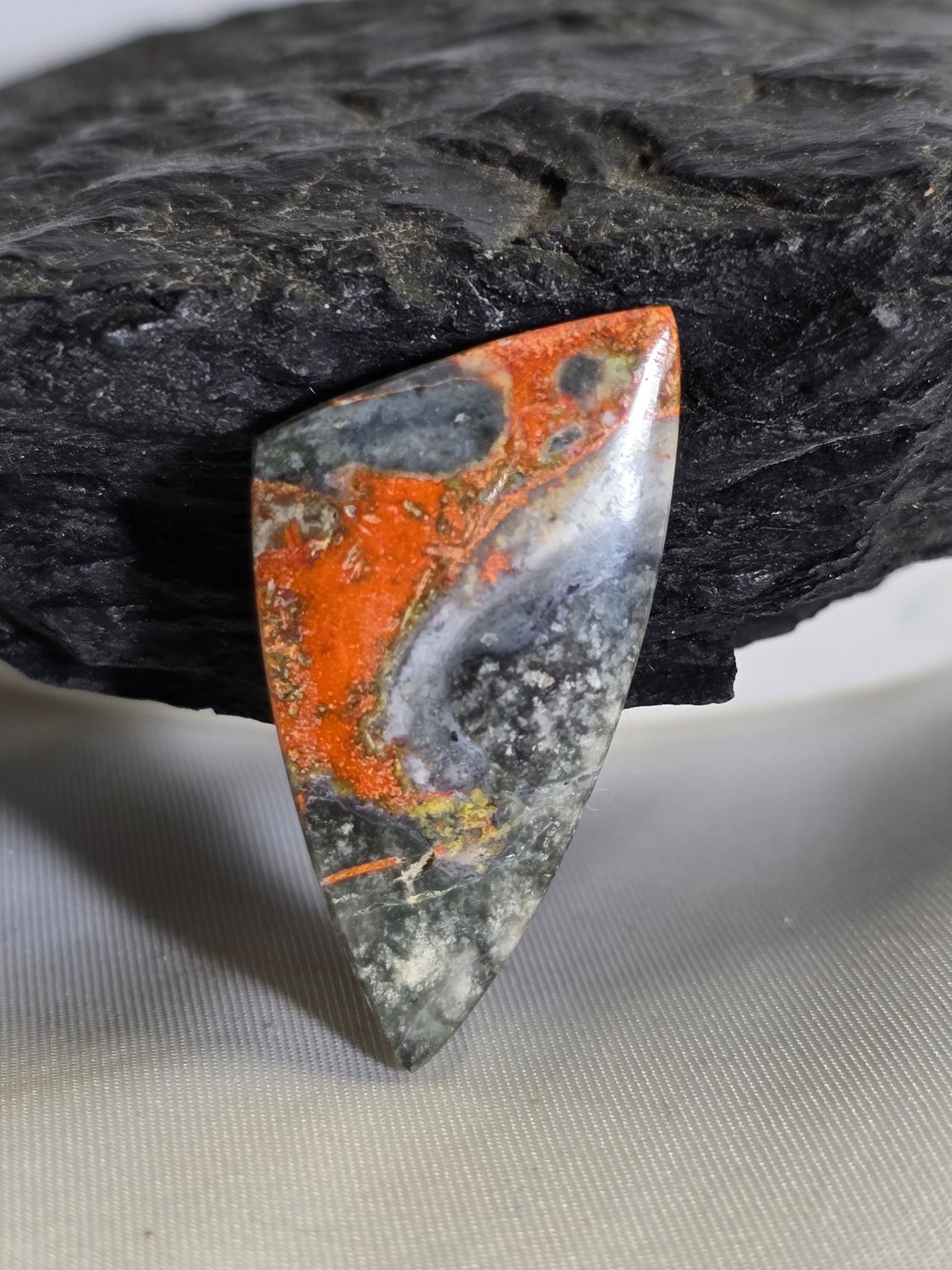 Orange Magma Agate