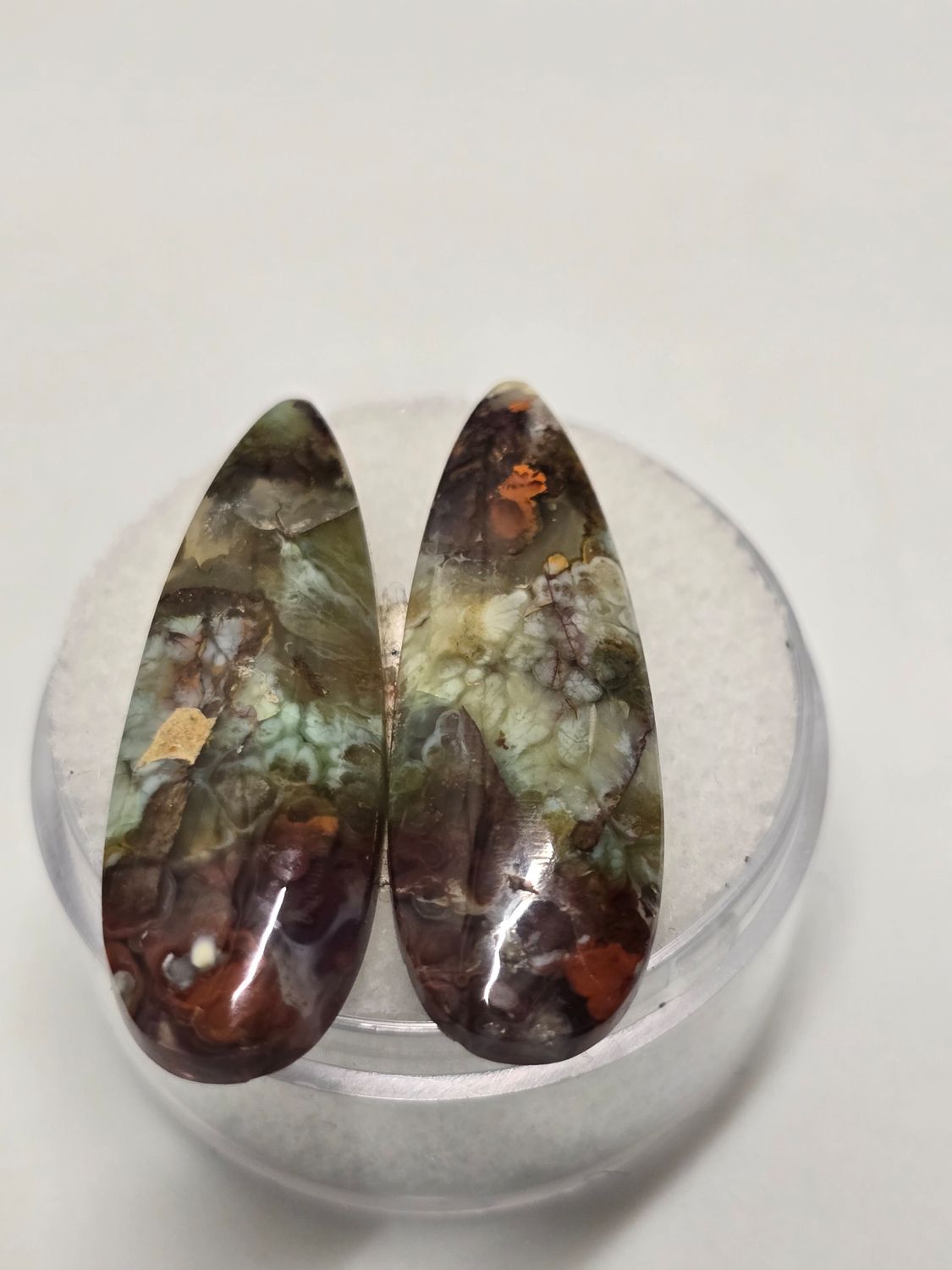 Red Jasper Earring Pair