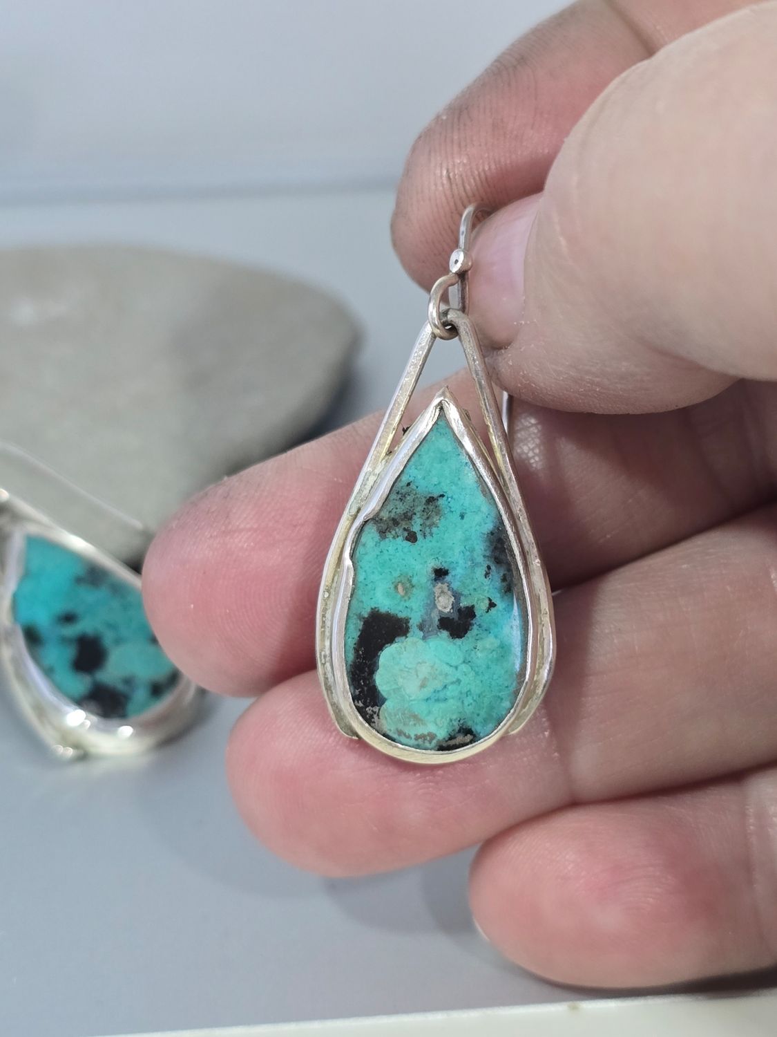 Chrysocolla Earrings
