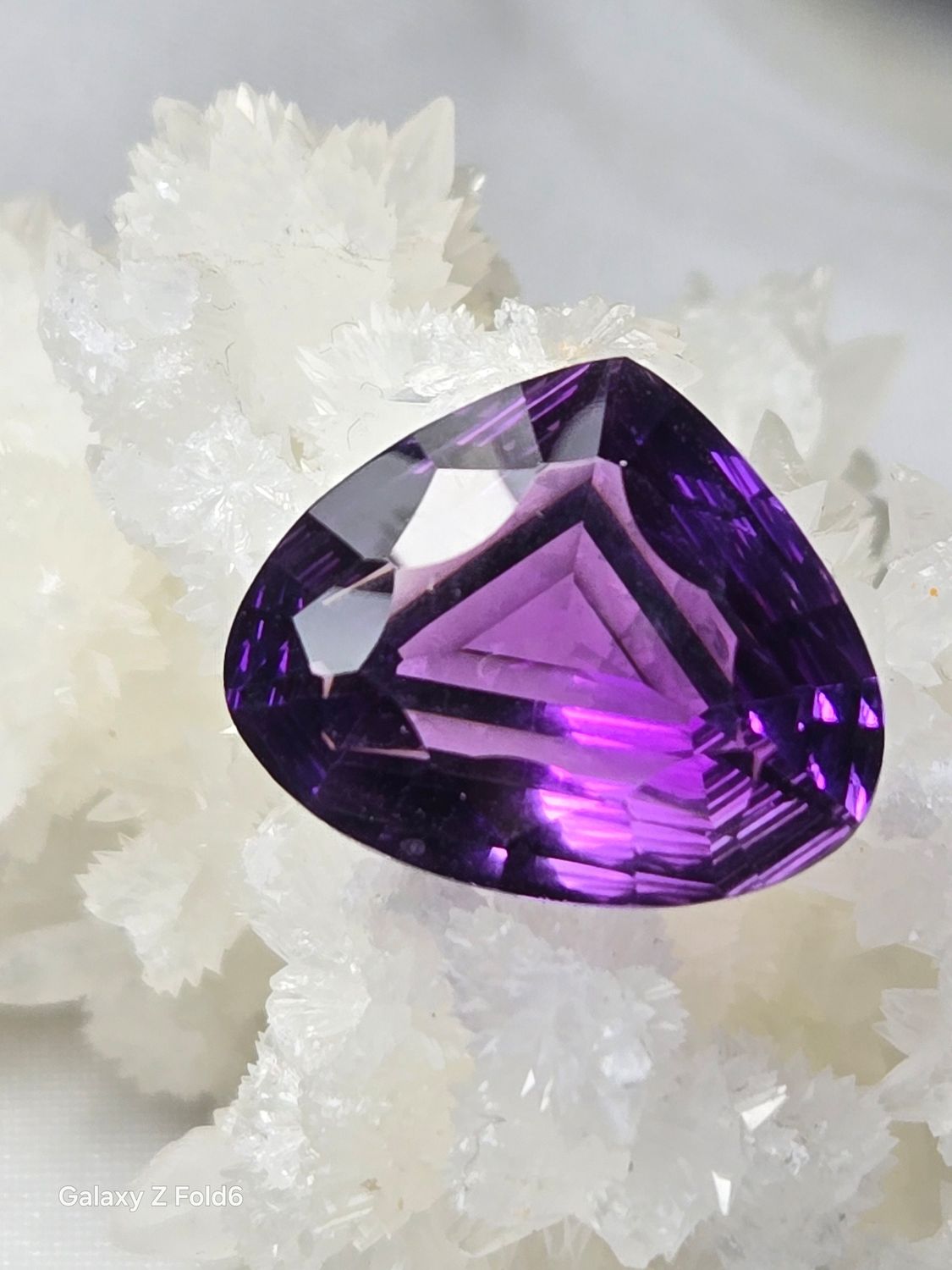 Brazilian Amethyst Concave Pear