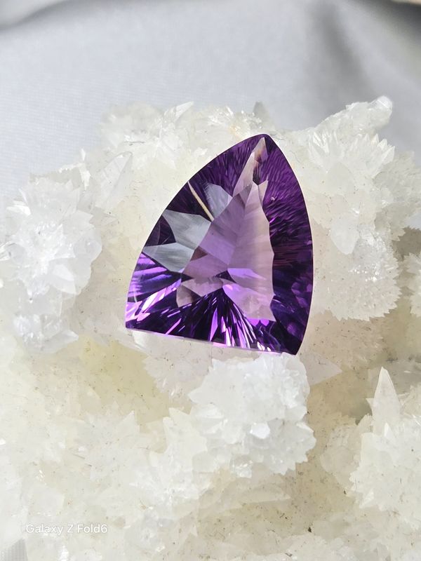 Brazilian Amethyst Concave Freeform
