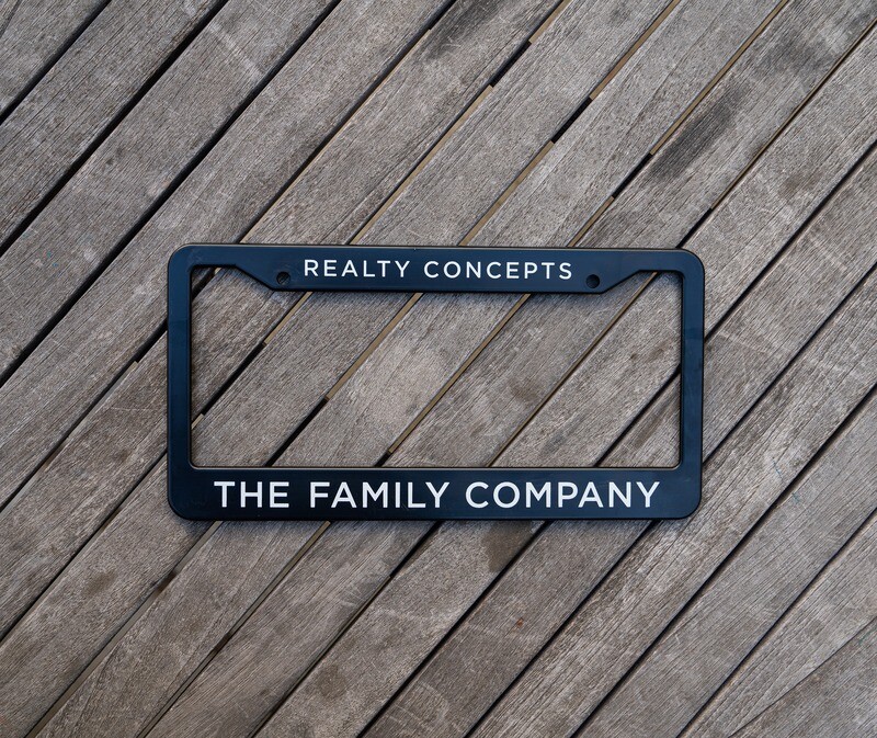 RC License Plate Cover