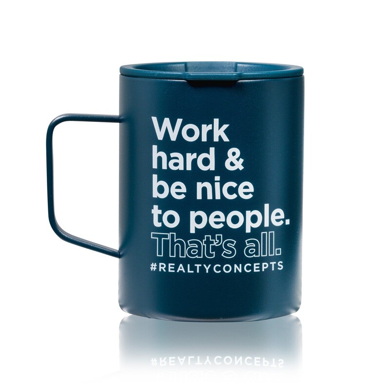 14 oz Vacuum Insulated Stainless Steel Coffee Mug with Sip Through Lid