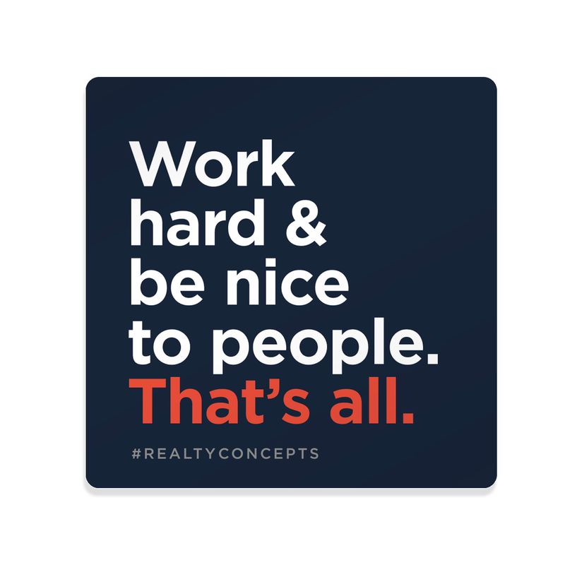 Work Hard Sticker