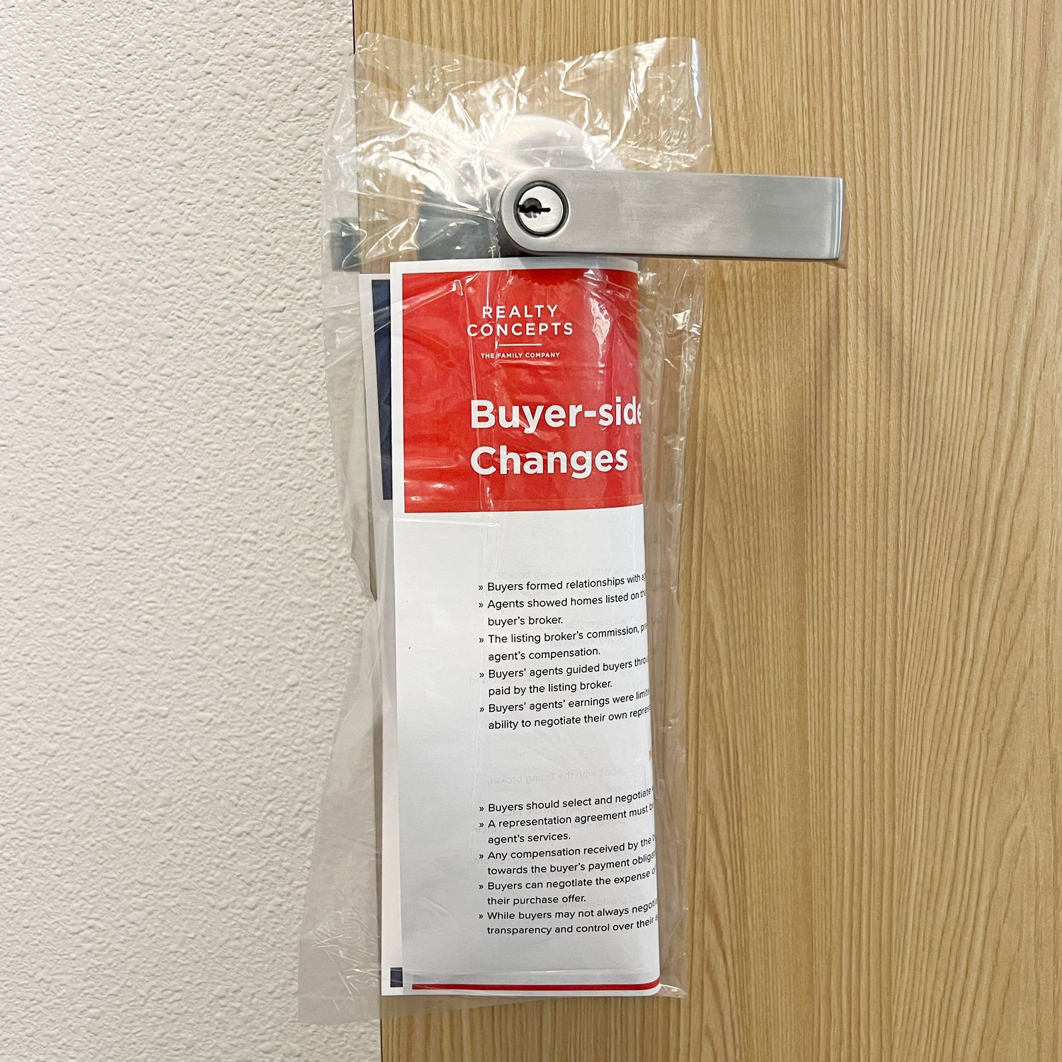 Clear Door Hanger Bags 6&quot; x 15&quot; - 100 pack