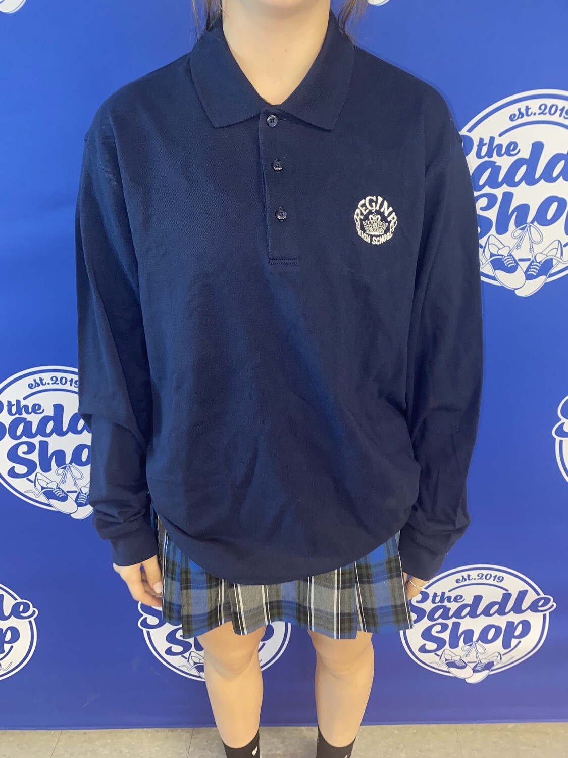 UNIFORM: Long Sleeve NAVY Polo