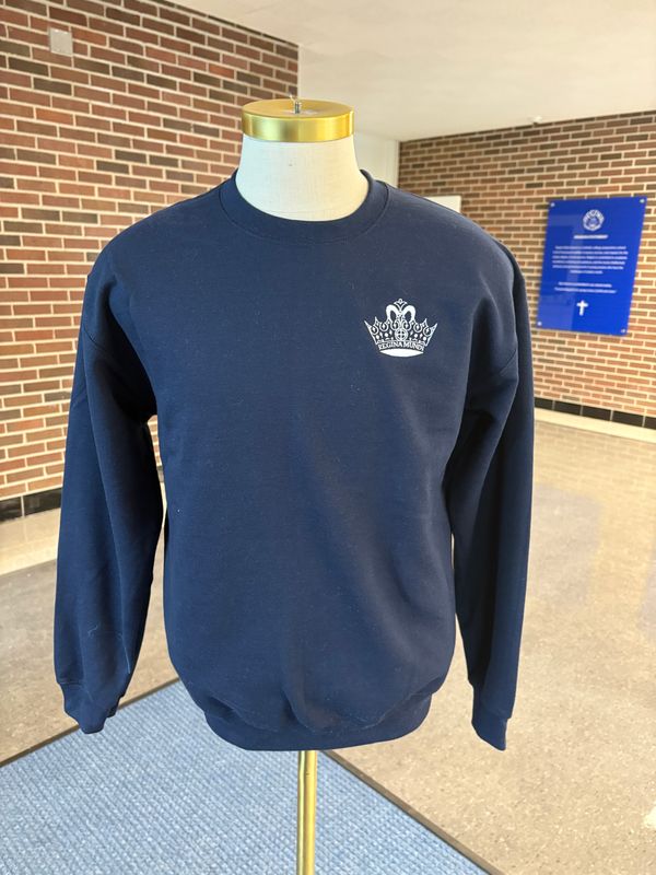 UNIFORM NAVY CREWNECK SWEATSHIRT