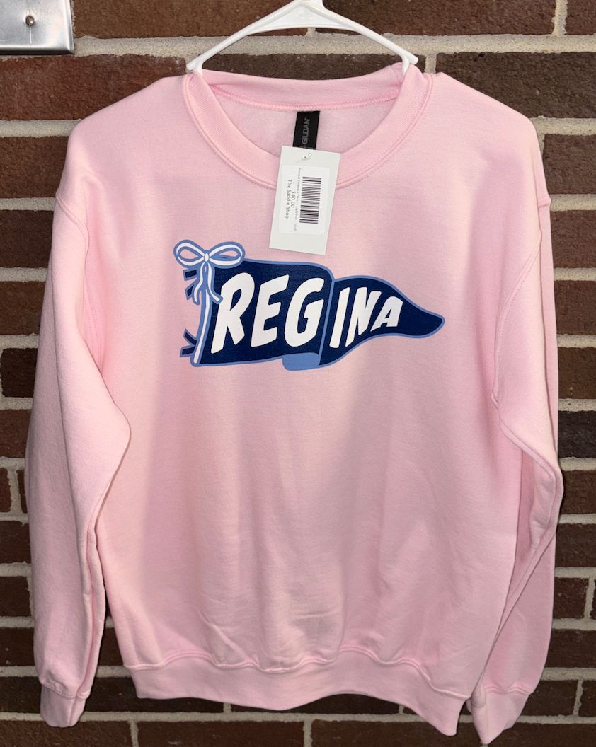 Pennant Crewneck Fleece - Light Pink