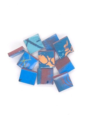 BLUE handmade single tiles (x 10) PRE ORDER BLUE handmade single tiles (x 10) PRE ORDER