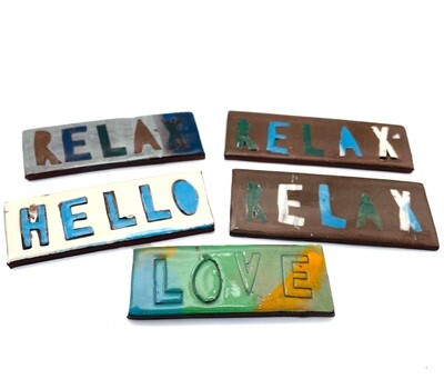 Hello - relax and love words