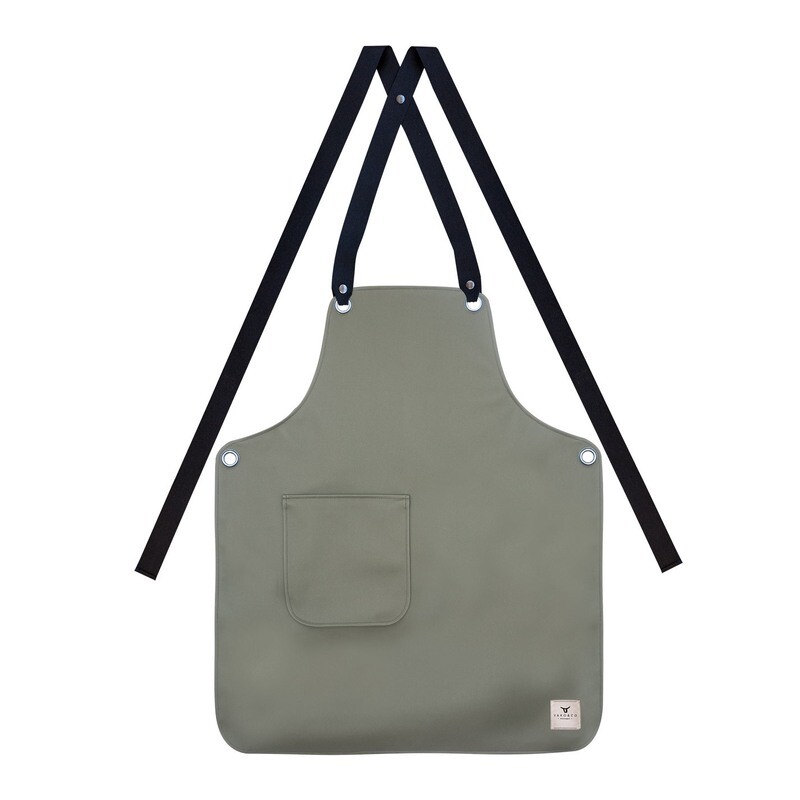 Vegan Leather - Moss Green, Gardening Apron