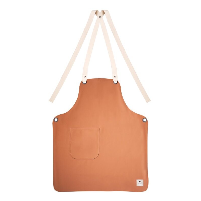 Vegan Leather - Terracota, Gardening Apron