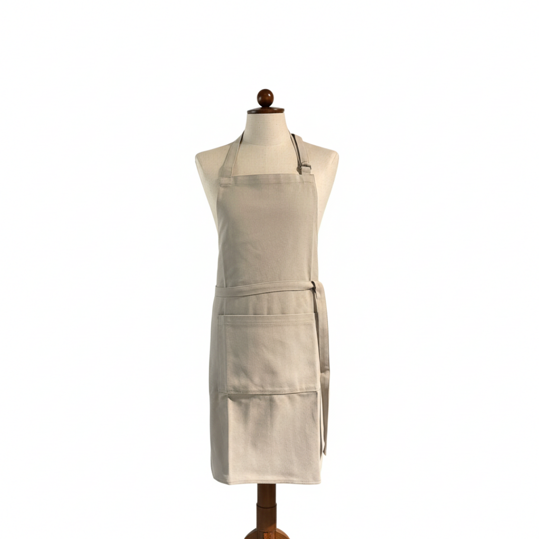 Canvas Cotton Apron Bib Apron - Model C