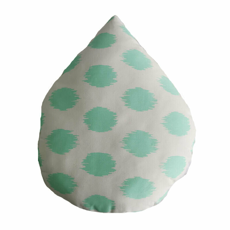 Scatter Cushion Cot - Mint Green Tear Drop Scatter Cushion Cot - Mint Green Tear Drop
