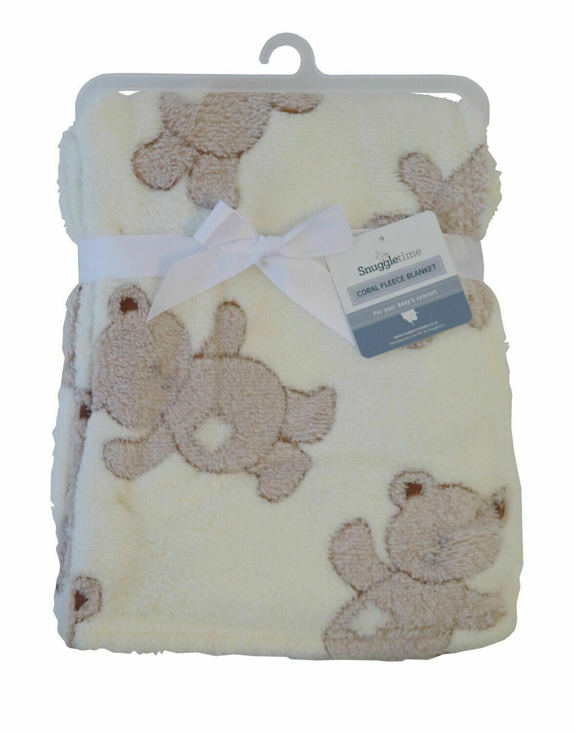 Baby Blanket Coral Fleece - Teddy Baby Blanket Coral Fleece - Teddy
