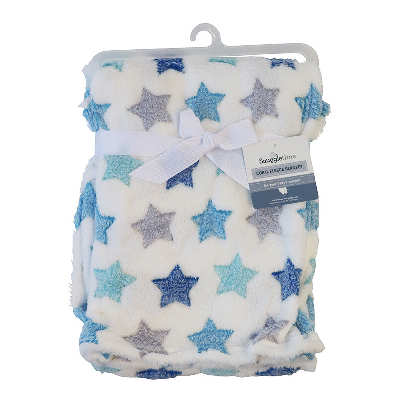 Baby Blanket Coral Fleece - Star Baby Blanket Coral Fleece - Star