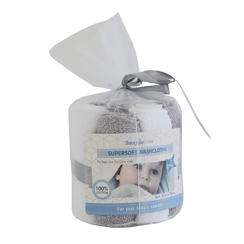 Snuggletime Supersoft Washcloths – 12 Pack Grey Snuggletime Supersoft Washcloths – 12 Pack Grey