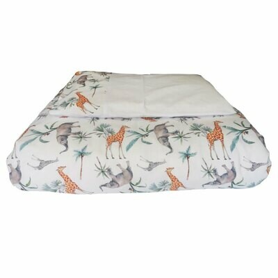 Cot Duvet Cover 6 Piece Set - Safari Cot Duvet Cover 6 Piece Set - Safari