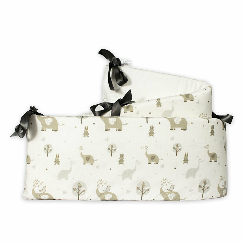 Cot bumper cover - Ellie & Friends design Cot bumper cover - Ellie & Friends design