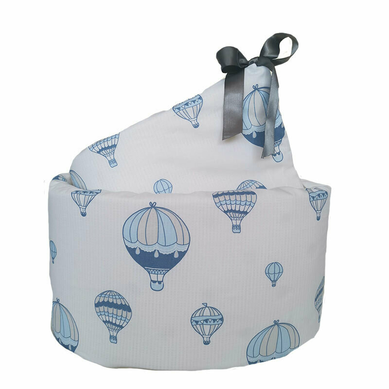 Cot Bumper Cover - Hot Air Balloon Cot Bumper Cover - Hot Air Balloon