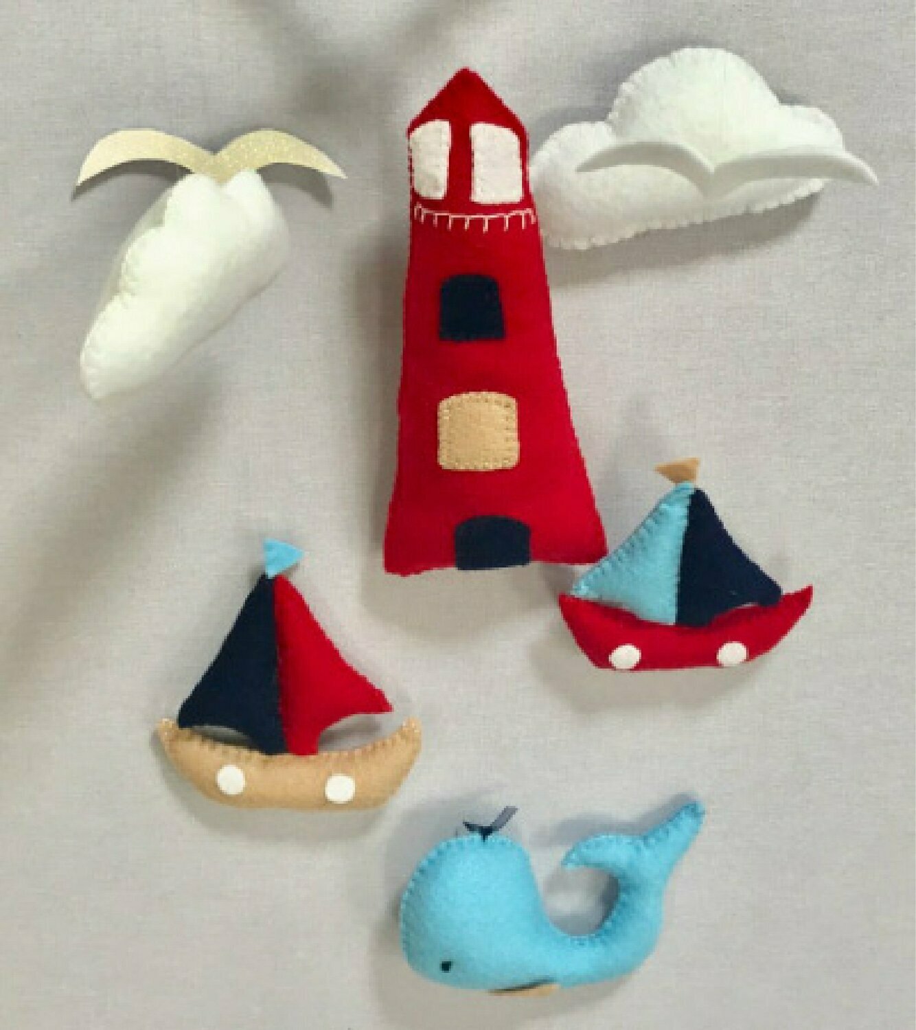 nautical cot mobile