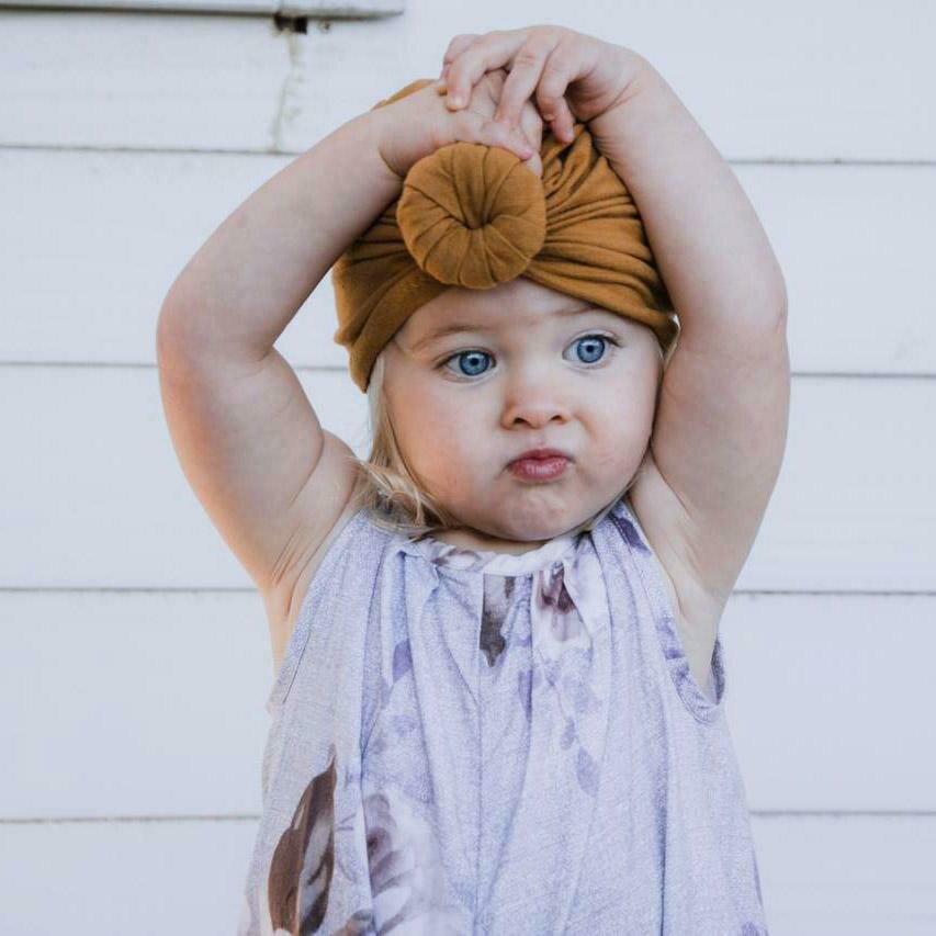 Knotted Turban - Mustard Knotted Turban - Mustard