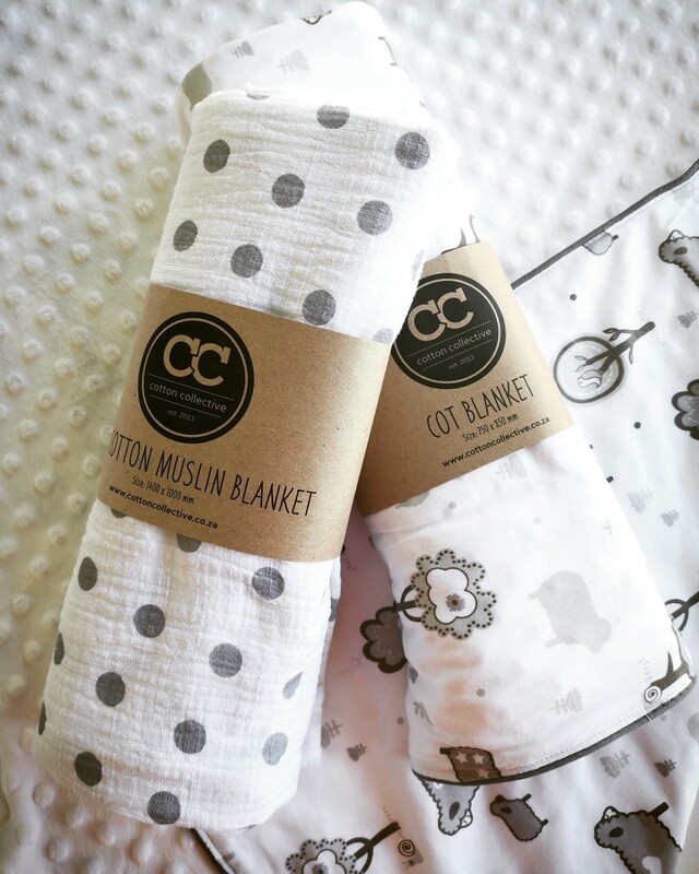 Baby Blanket Muslin & Receiver Combo Baby Blanket Muslin & Receiver Combo